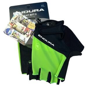 Endura Xtract Mitt II Green‎ and Black Cycling Gloves XL Bright Neon